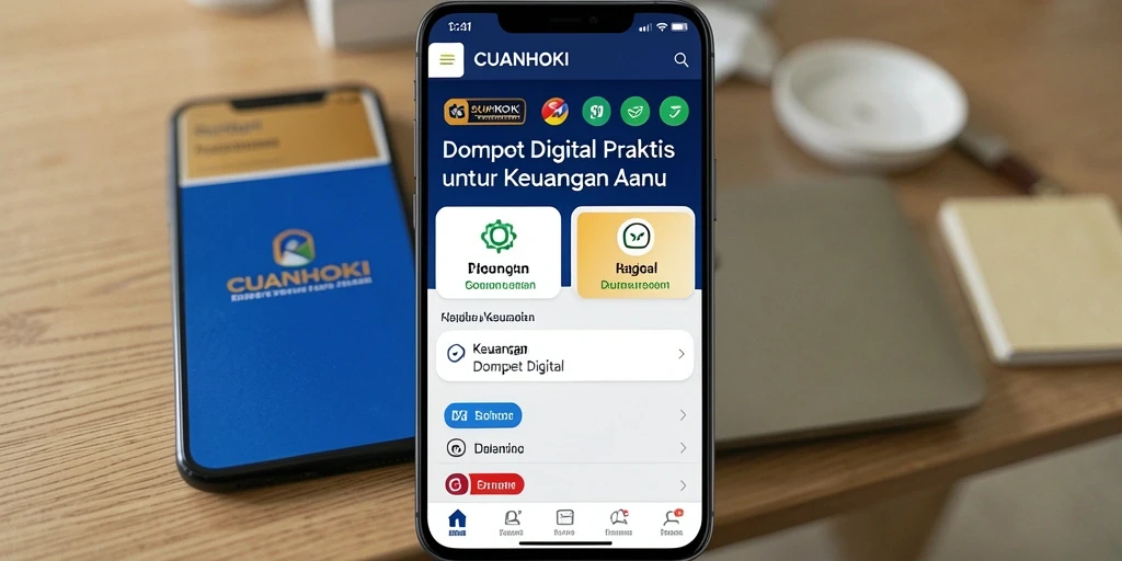 Tampilan antarmuka CUANHOKI yang user-friendly dan fungsional.