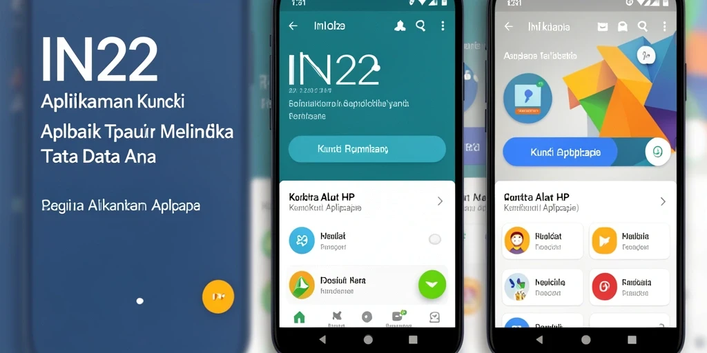 Screenshot IN22 menampilkan antarmuka penguncian aplikasi yang intuitif.