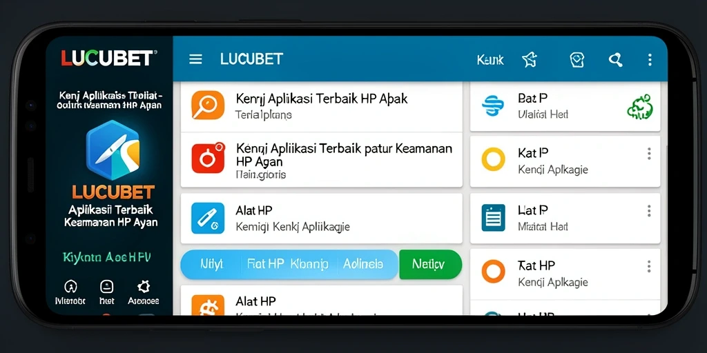 Tampilan antarmuka LUCUBET yang modern dan fungsional.