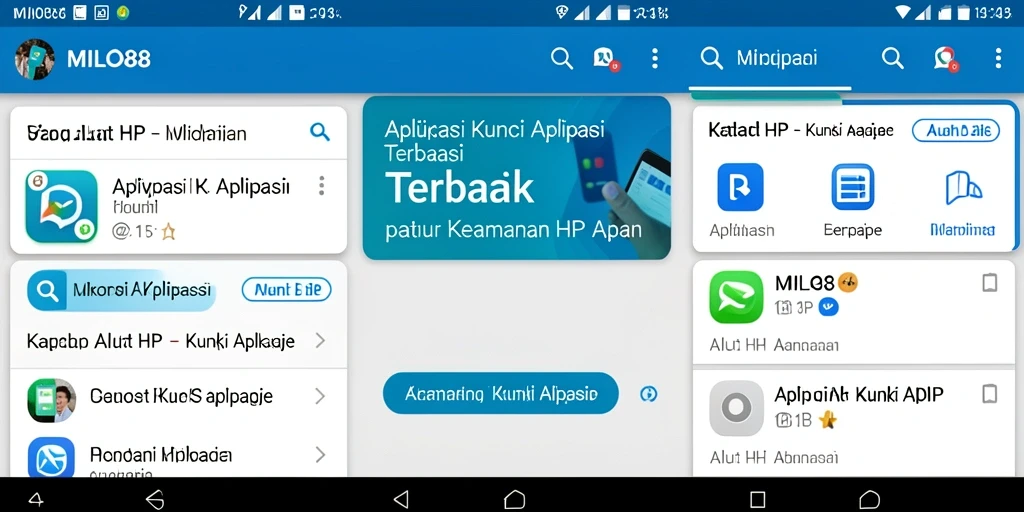 Antarmuka MILO88 yang user-friendly untuk penguncian aplikasi.