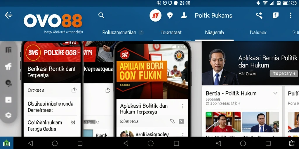 Antarmuka OVO88 yang intuitif dan menarik untuk berita politik.