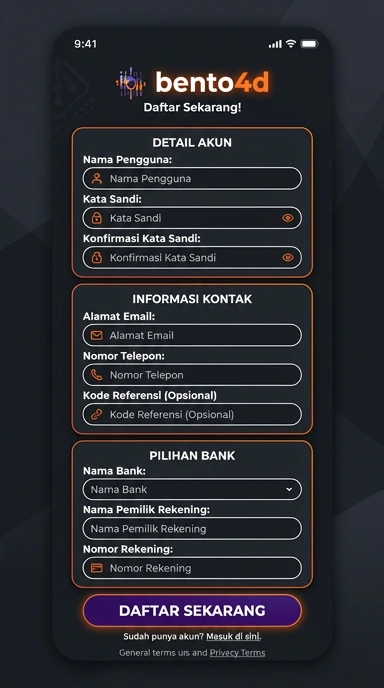 Cara Praktis Buat Akun bento4d Untuk Android